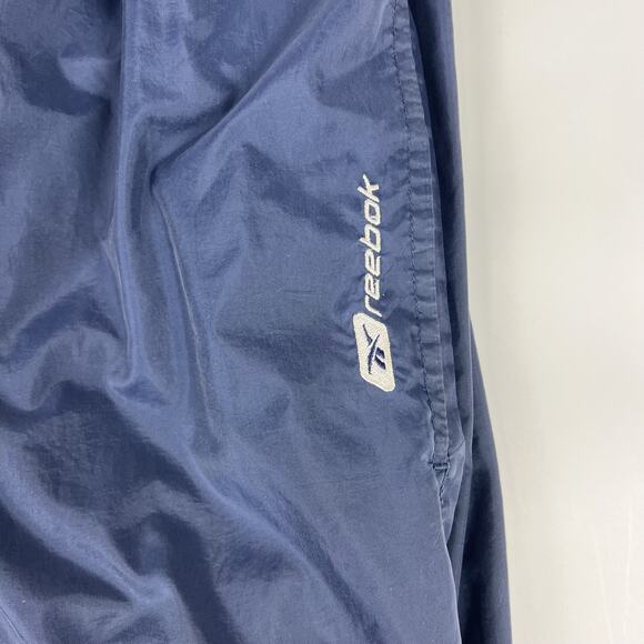 VTG Reebok Blue Track Pants Windbreakers Sports Activewear Ankle Zipper XXL - Picture 5 of 12